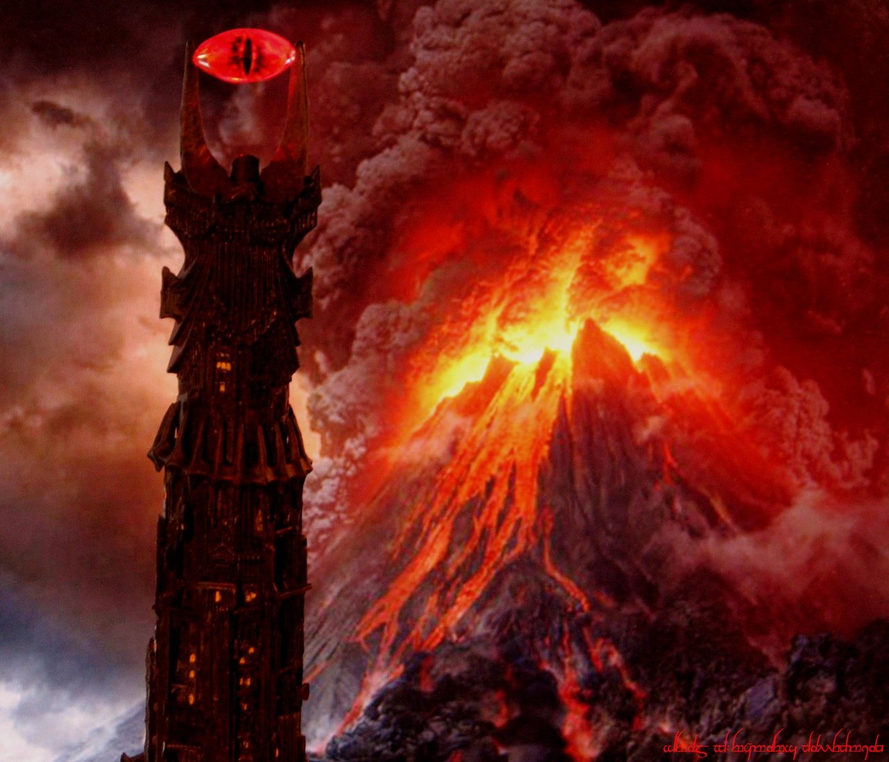 Властелин колец башня Саурона