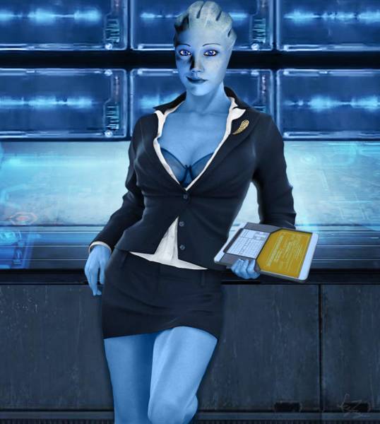 Картинки Лиары Т'Сони из Mass Effect