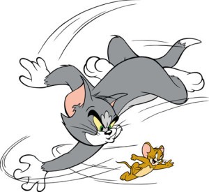 Кот Том из мультфильма